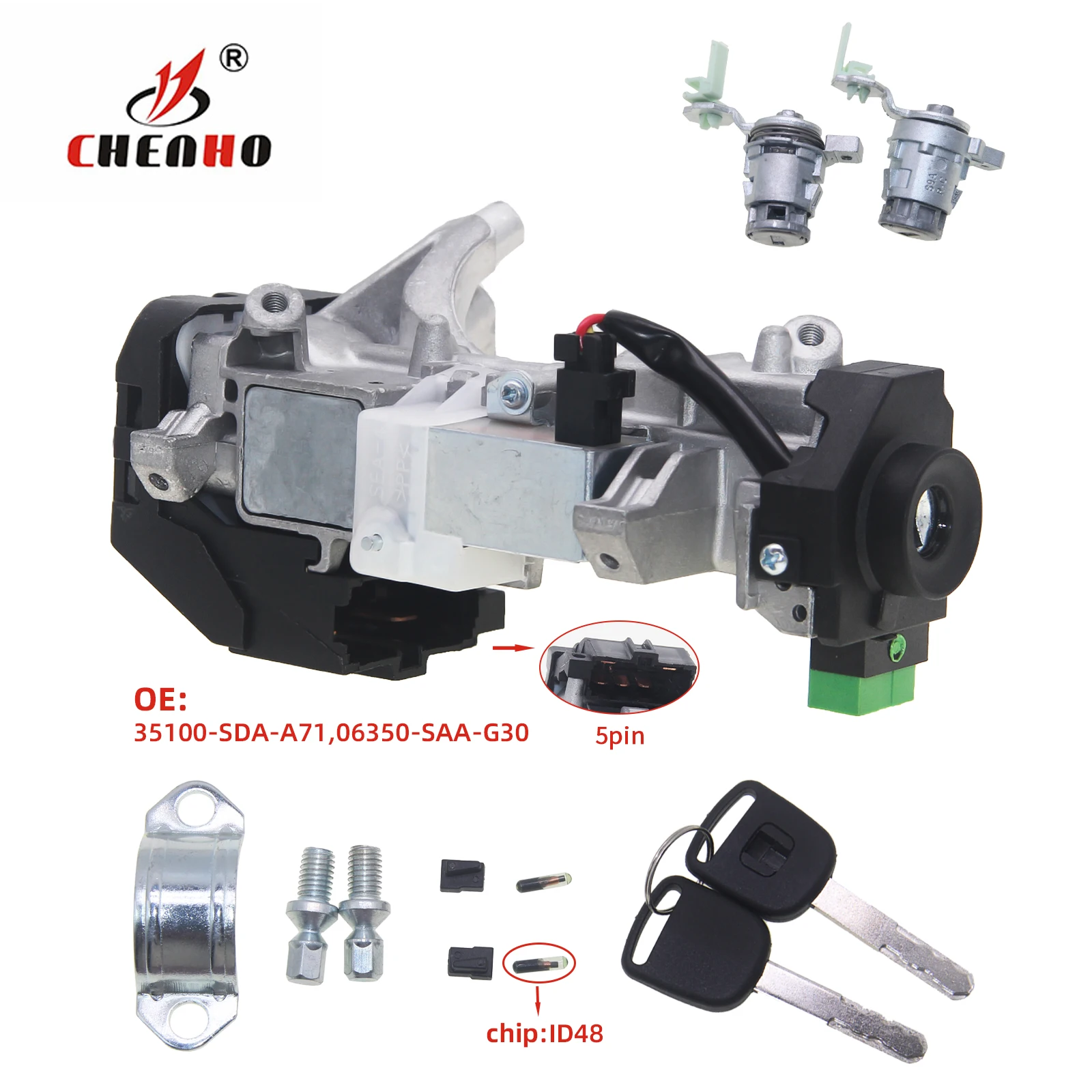 Автомобильный выключатель зажигания цилиндрический замок с 2 ключами ...