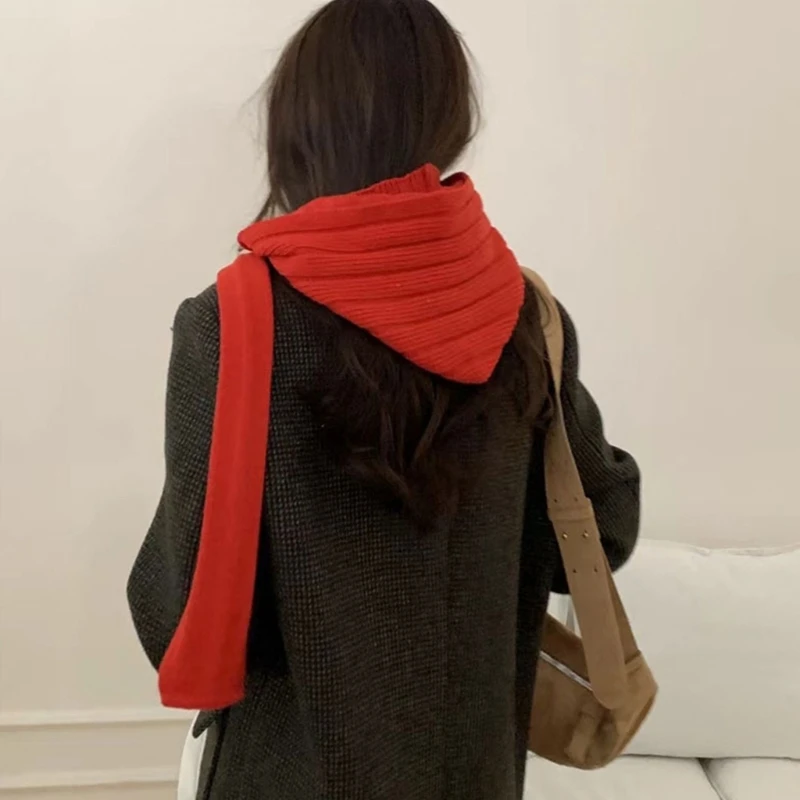 Шапка с завязками для ушей женщин и девочек Балаклава модная осенне-зимняя шапка