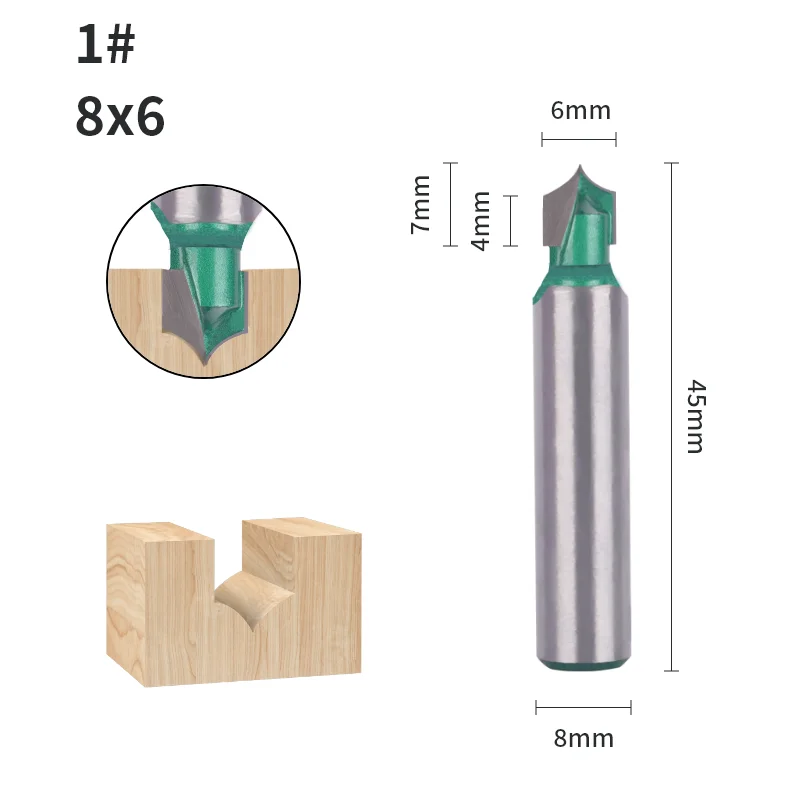 

Фреза концевая из сплава вольфрама и кобальта 8 мм