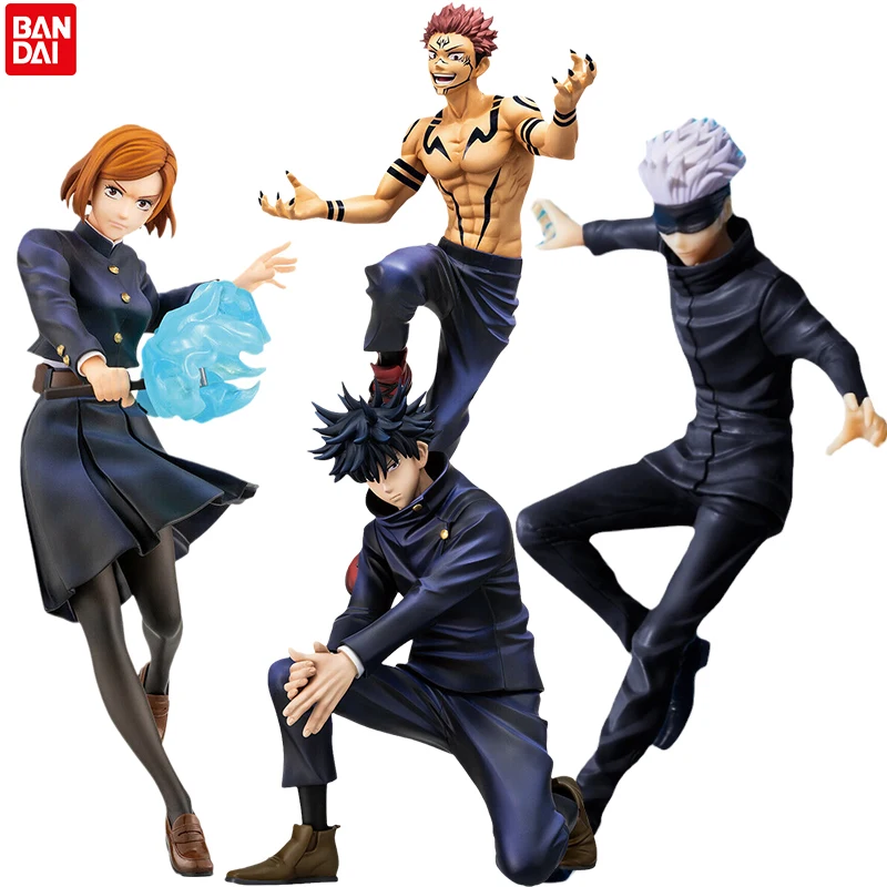 

BANDAI Ichiban kujiJujutsu Kaisen figure Kugisaki Nobara Itadori Yuji Fushiguro Megumi Gojo Satoru Ryomen Sukuna Action Toys Gif