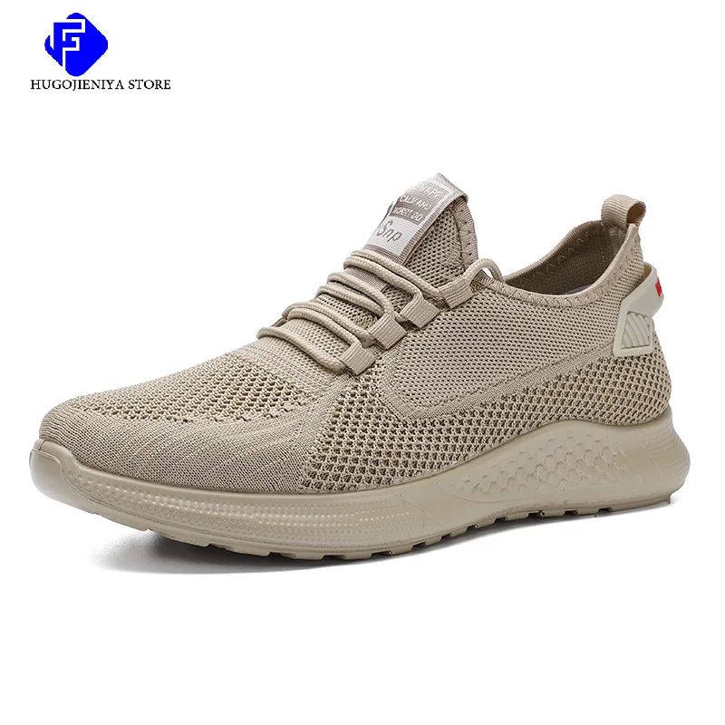 

2022 New Fashion Men Casual Shoes Breathable Mesh Walking Sneakers Outdoor Non Slip Running Sport Shoes Men's Shoes Big Size 48