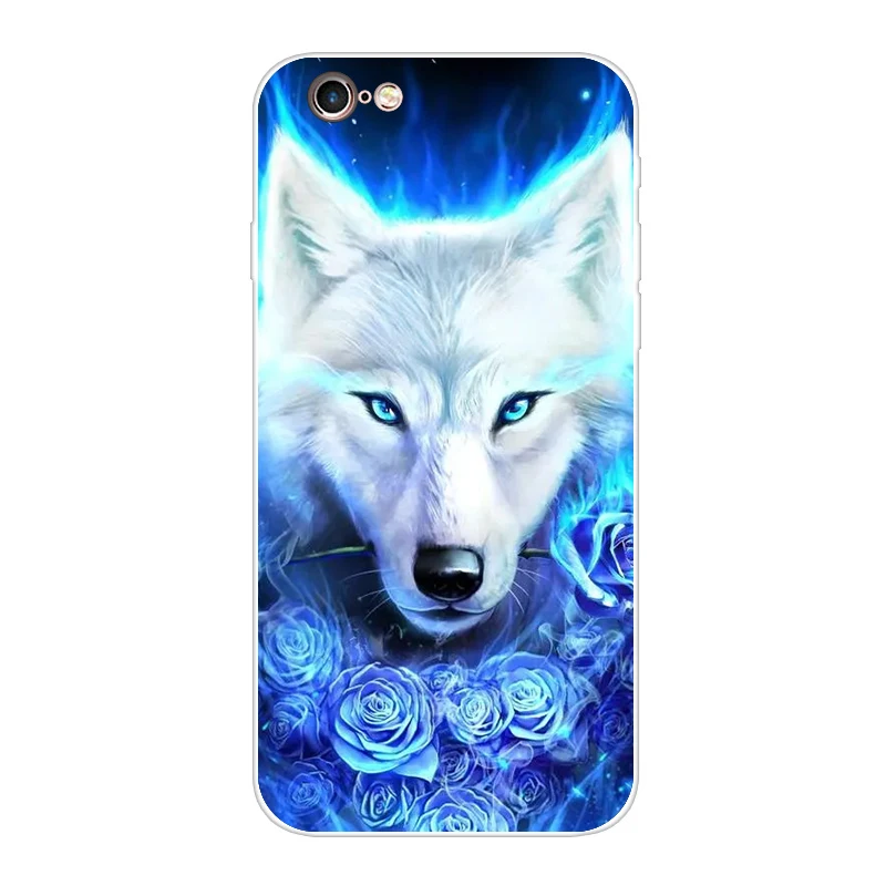 Чехол для iphone 5 5s se 4 4s мягкий чехол из ТПУ телефона Apple iPhone 6 s plus чехол-бампер с