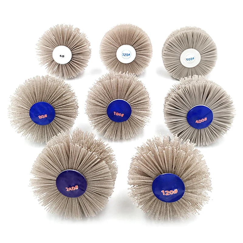 

Набор шлифовальных головок с резьбовой ручкой 6 мм Металл + нейлон идеально подходит для удаления ржавчины