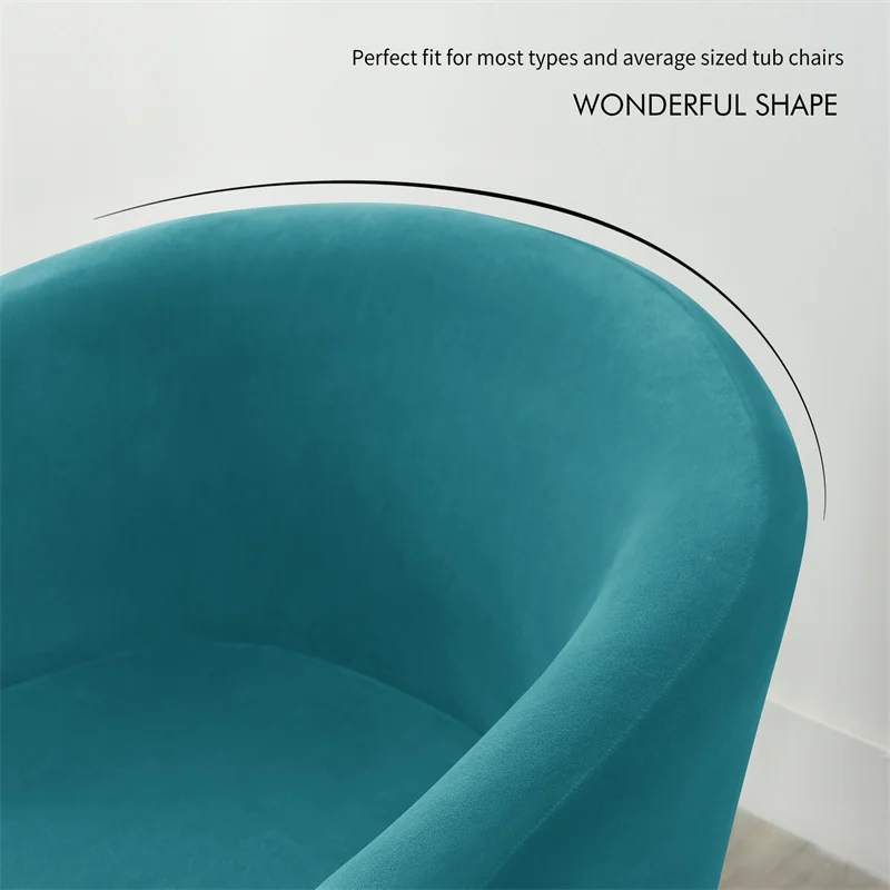 Бархатные чехлы для кресла Стрейчевые стульев чехол дивана из спандекса барной