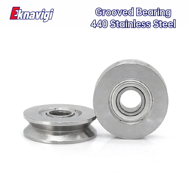 Подшипник из нержавеющей стали S605 606 607 SUS 440 с пазом в внешнем кольце 608 609 U