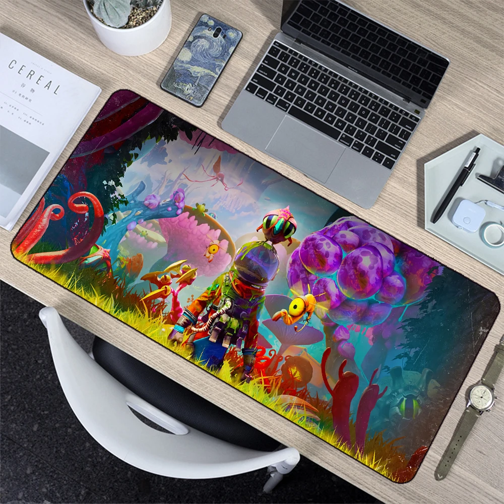 

Colorful Creative Oil Painting Game Anime Mouse Pad Computer Desktop Desktop Pad Game Accessories Desk All In One Xxl Mouse Pad
