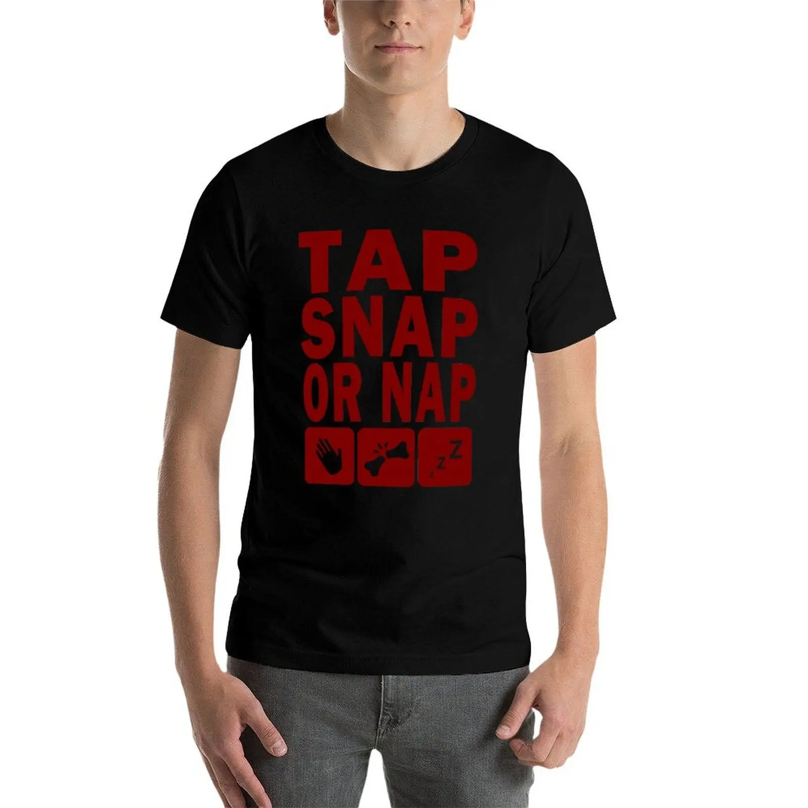 Фото Футболка TAP SNAP OR NAP (BJJ / JUDO / SAMBO / WRESTING) больших размеров, быстросохнущая спортивная футболка №3