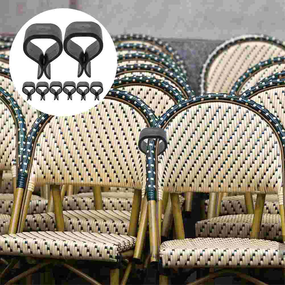 

12 Pcs Rattan Furniture Clips Chairmat Sectional Sofa Fasteners Connector Chair’s Wicker Clamps Plastic Patio