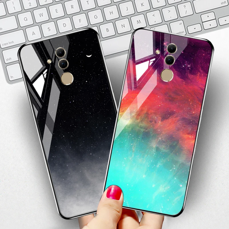 

Case For Huawei Mate 20 Lite Cases P30 P40 Lite Honor 50 Mate 10 Lite P20 Lite Pro 8x 10 10x Lite 10i Tempered Glass Cover Funda