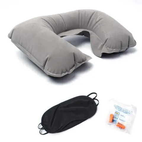 Дорожная надувная подушка U-miss в форме головы автомобиля, функциональная надувная подушка для шеи, надувная подушка для путешествий