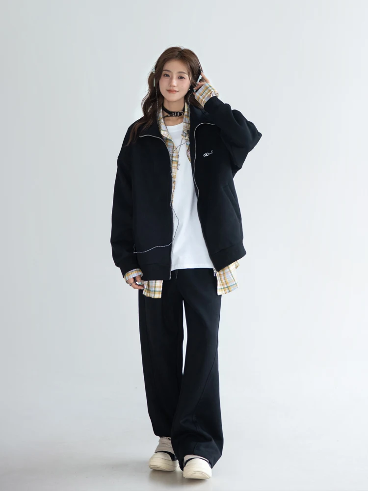 Европейские товары комплект свитшотов для женщин осенне-зимний студенческий