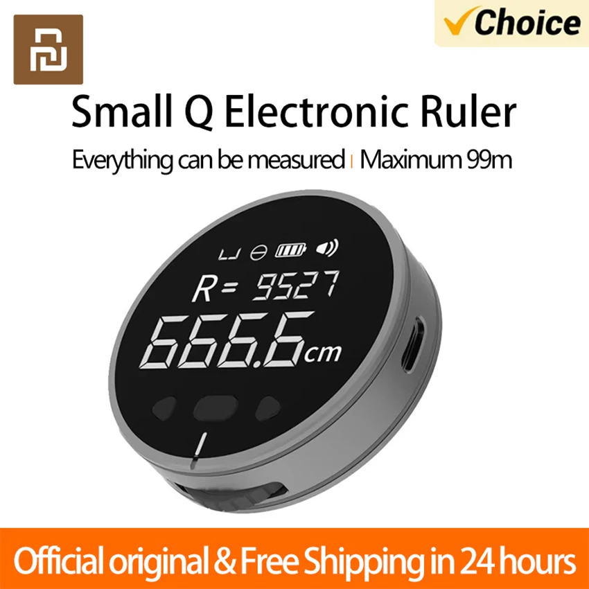 Электронная рулетка DUKA Little Q портативный измеритель расстояния с ЖК-дисплеем