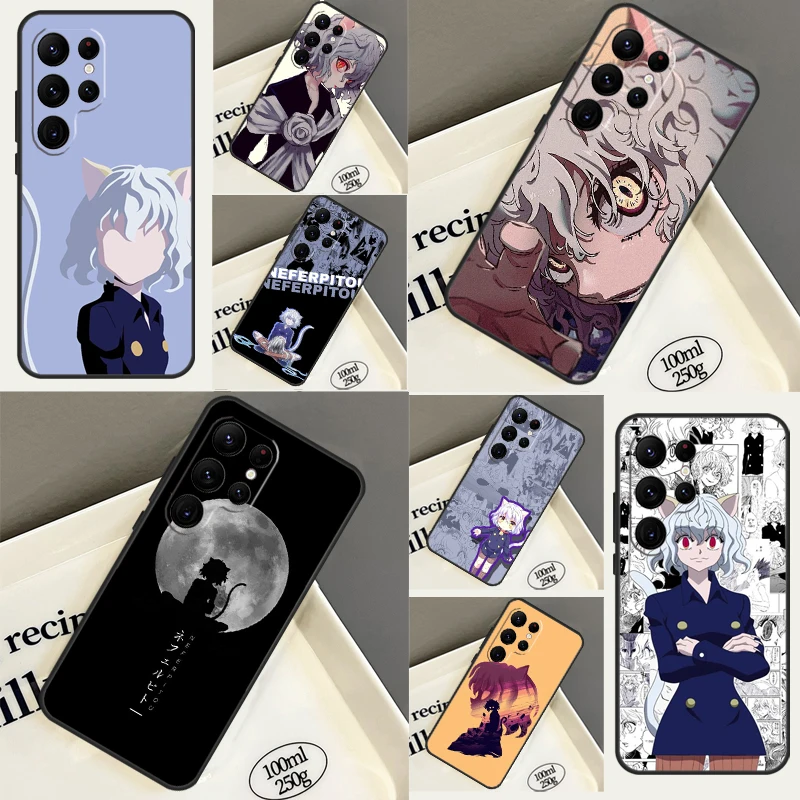 Чехол Neferpitou Hunter x Hunter для Samsung Galaxy S23 Ultra S20 FE S21 FE S8 S9 S10 Plus Note 10 20 S22