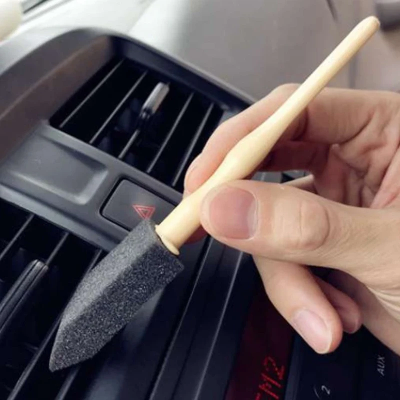 

5pcs/set Car Air Conditioner Vent Brush Car Grille Cleaner Auto Detailing Blinds Duster Brush Car-styling Auto Accessories