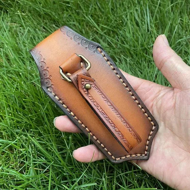 Универсальный складной нож 15 см кожаный Sheeth для наружного применения ножи