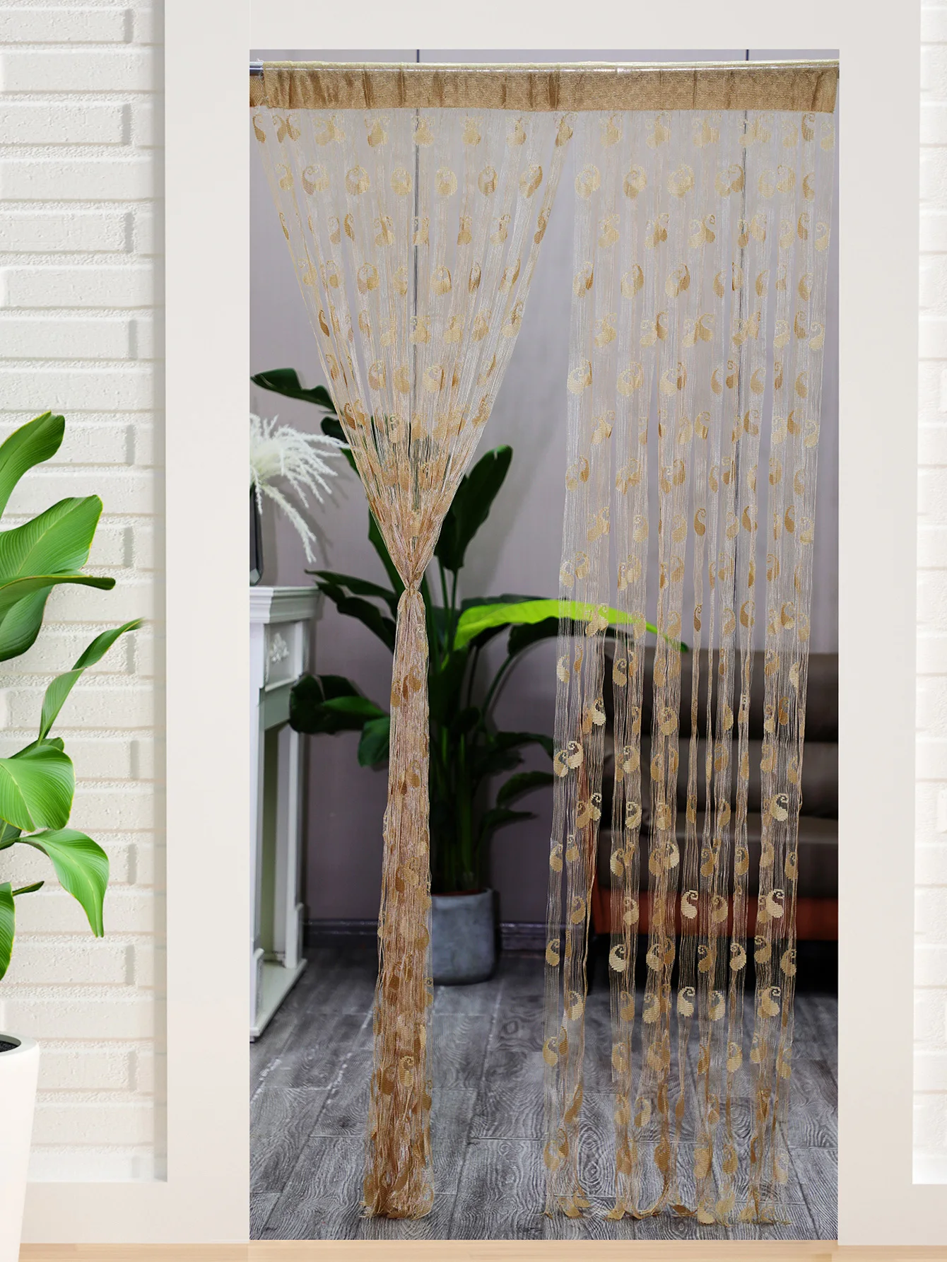 Корейская занавеска-кольцо для ушей штора с кисточкой фотозанавеска занавеска