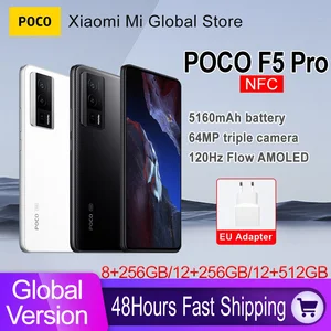 POCO F5 Pro Smartphone Global Version 256GB/512GB NFC WQHD+120Hz AMOLED DotDisplay Snapdragon® 8+ Gen 1 64MP Triple Camera 67W