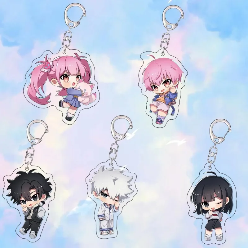 

Link Click KeyChain Men Li Tianxi Key Chain Women Acrylic Key Ring Li Tianchen Pendant Charles Lucas Party Charm Friend Gift