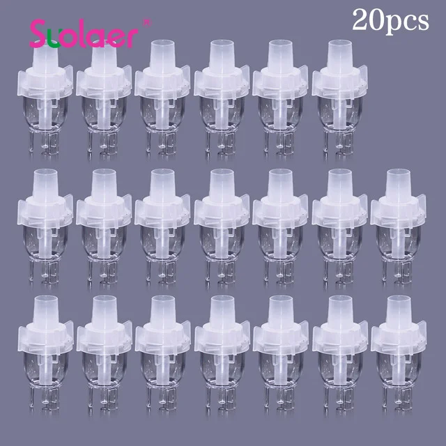 

20/10Pcs 6ml Inhaler Medicine Tank Cup Allergy Asthma Medical Atomized Cup for Air Compressor Nebulizer Home Aerosol Bottle Tank