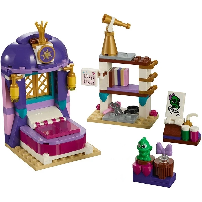 

Princess Girl 25017 Rapunzel Castle Bedroom Building Blocks Toys for Children Girls Christmas birthday gift Friends 11056