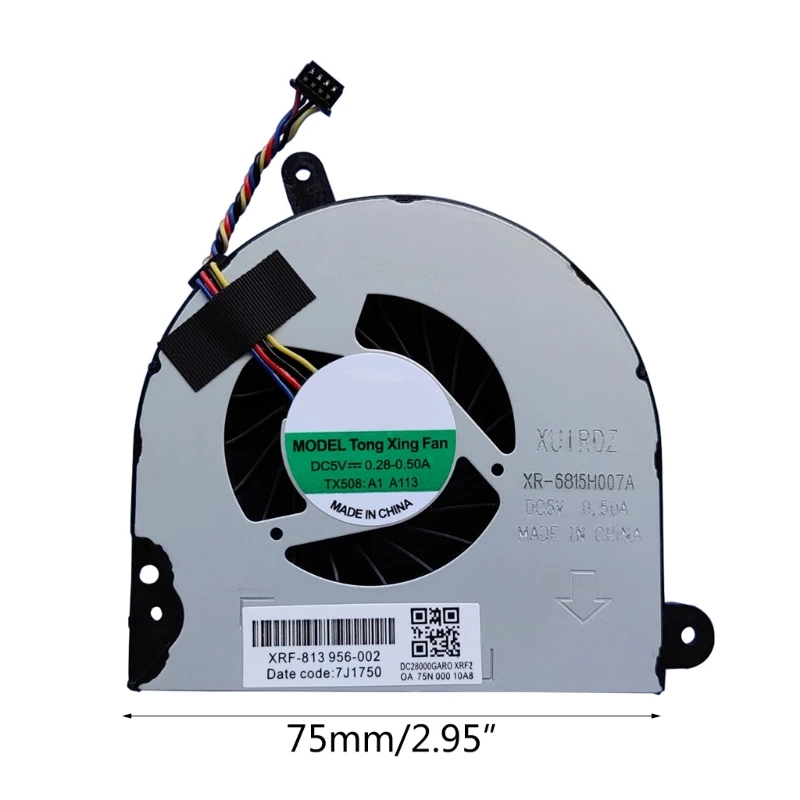 Вентилятор охлаждения процессора ноутбука для Probook 6560B 6565B 8560 8560B 8560P 6570B Notebook Computer Processor Cooler Replacement.