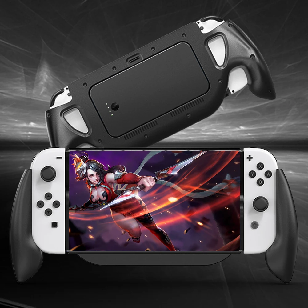 

Grip Handle Charging Dock Station Charger Chargeable Stand for Nintendo Switch OLED Handle controller Charger