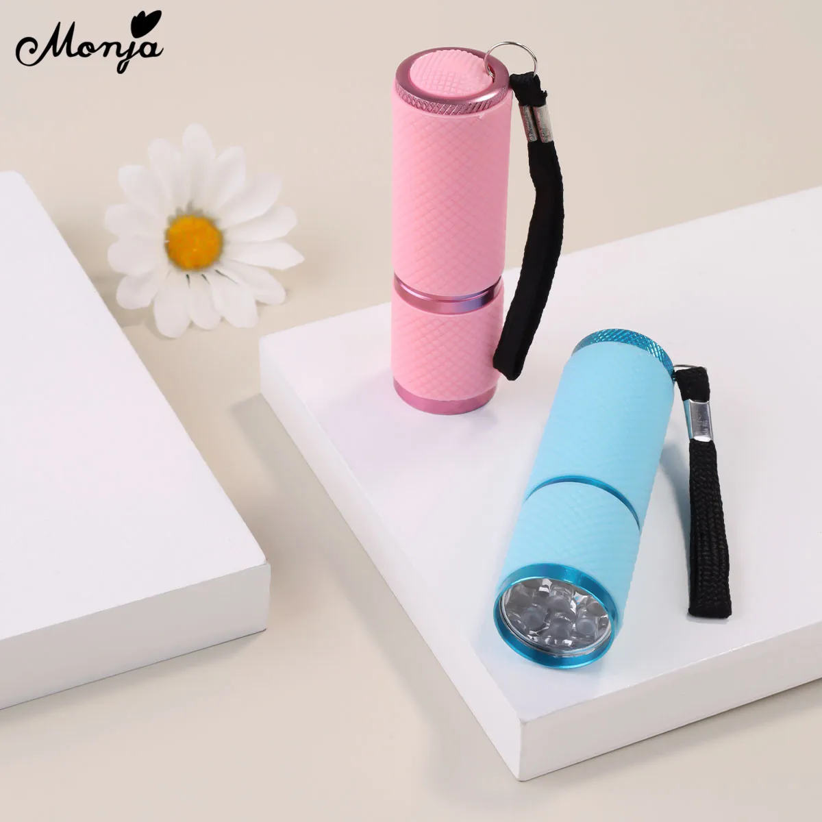 Мини-УФ-лампы для дизайна ногтей Monja 9 светодиодных ламп портативный фонарь