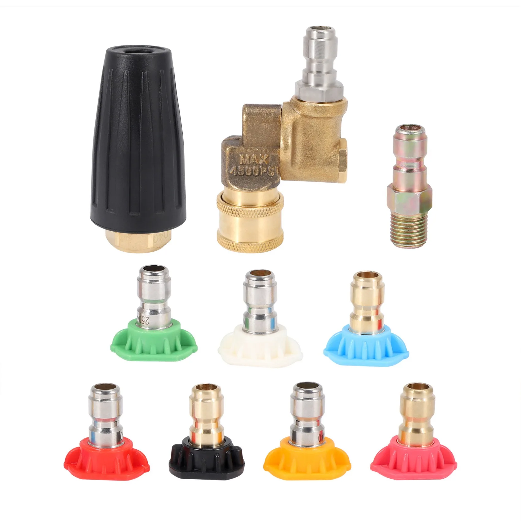 Комплект аксессуаров для мойки высокого давления вращающаяся турбонасадка