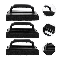 grill brush cleaning bbq sponge cleaner scraper griddle oven scrub pad pads handheld grates barbecue scouring replaceable