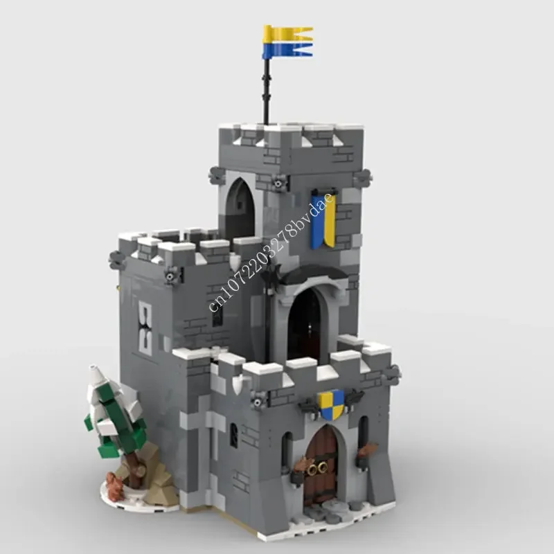

722PCS Moc Building Blocks Classic Castle Model Mountain Tower Technical Brick Assembly Construction Toy For Childr Holiday Gift
