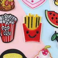 10pcs handmade labels for clothes with various patterns and letter patch for bags diy knitted printed cotton woven sew patches