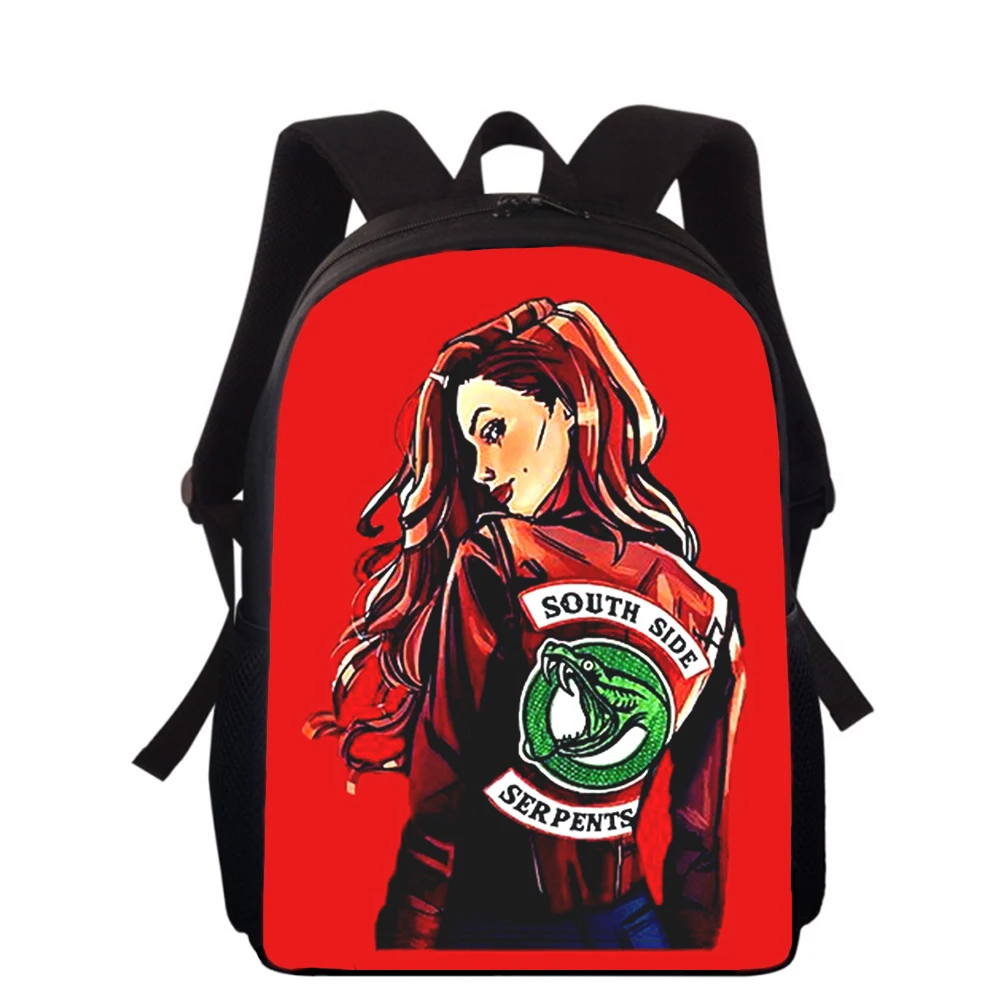 TV Riverdale 15” 3D Print Kids Backpack Primary School Bags for Boys Girls Back Pack Students School Book Bags