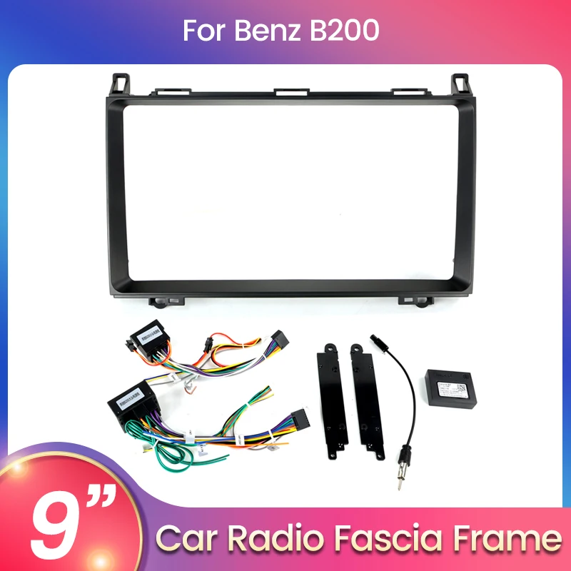 

Автомобильный радиоприемник TomoStrong, рамка панели для Mercedes Benz B-Class B Class B200 T245 2005-2011, шнур питания, кабель CANBUS