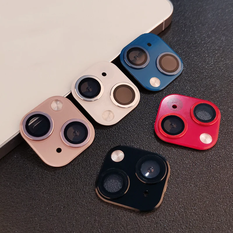 Пленка для объектива камеры iPhone XR до 13 закаленное стекло металлическая защитная