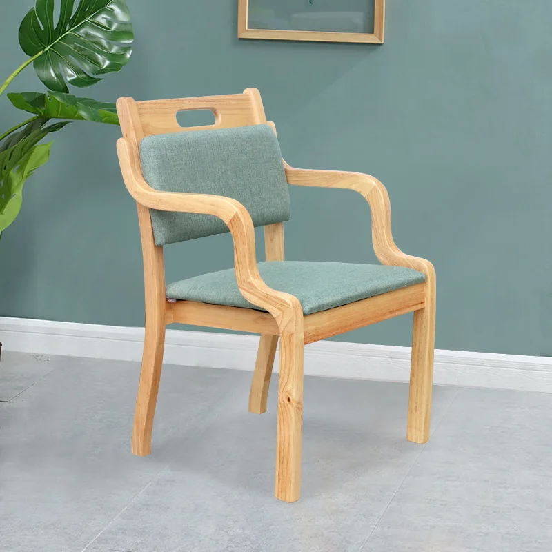 

Solid Wood Chair Sanatorium Suitable for Aging Solid Wood Dining Table Chair Nursing Home Restaurant Solid Wood Dining Chair