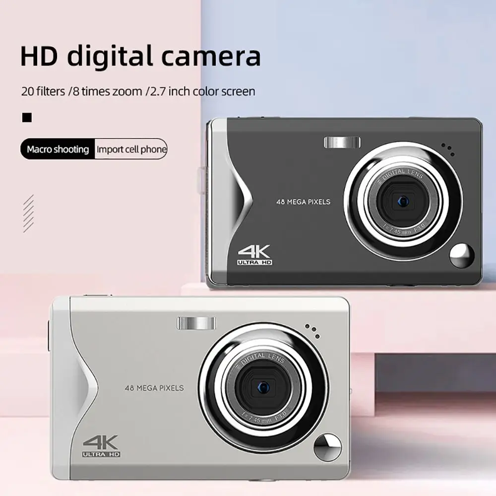 

Daily Travel 4K UHD 3-inch Screen Autofocus Video Recorder Digital Camera 8x Zoom 48 Megapixel