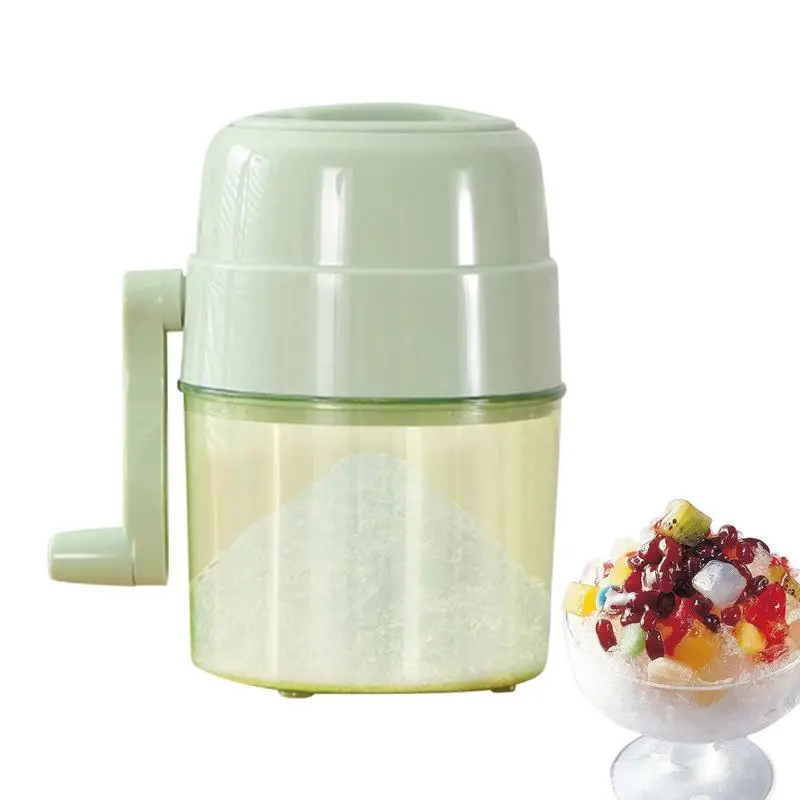 

Multifunctional Manual Ice Crusher Mini Ice Shaver Chopper Manual Snow Cone Smoothie Maker Ice Block Breaking Ice Machine