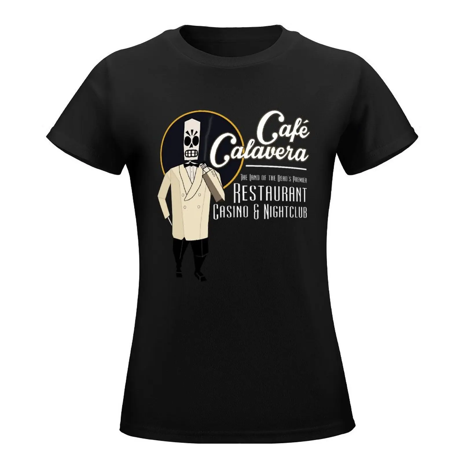 Cafe Calavera футболка женская хлопок