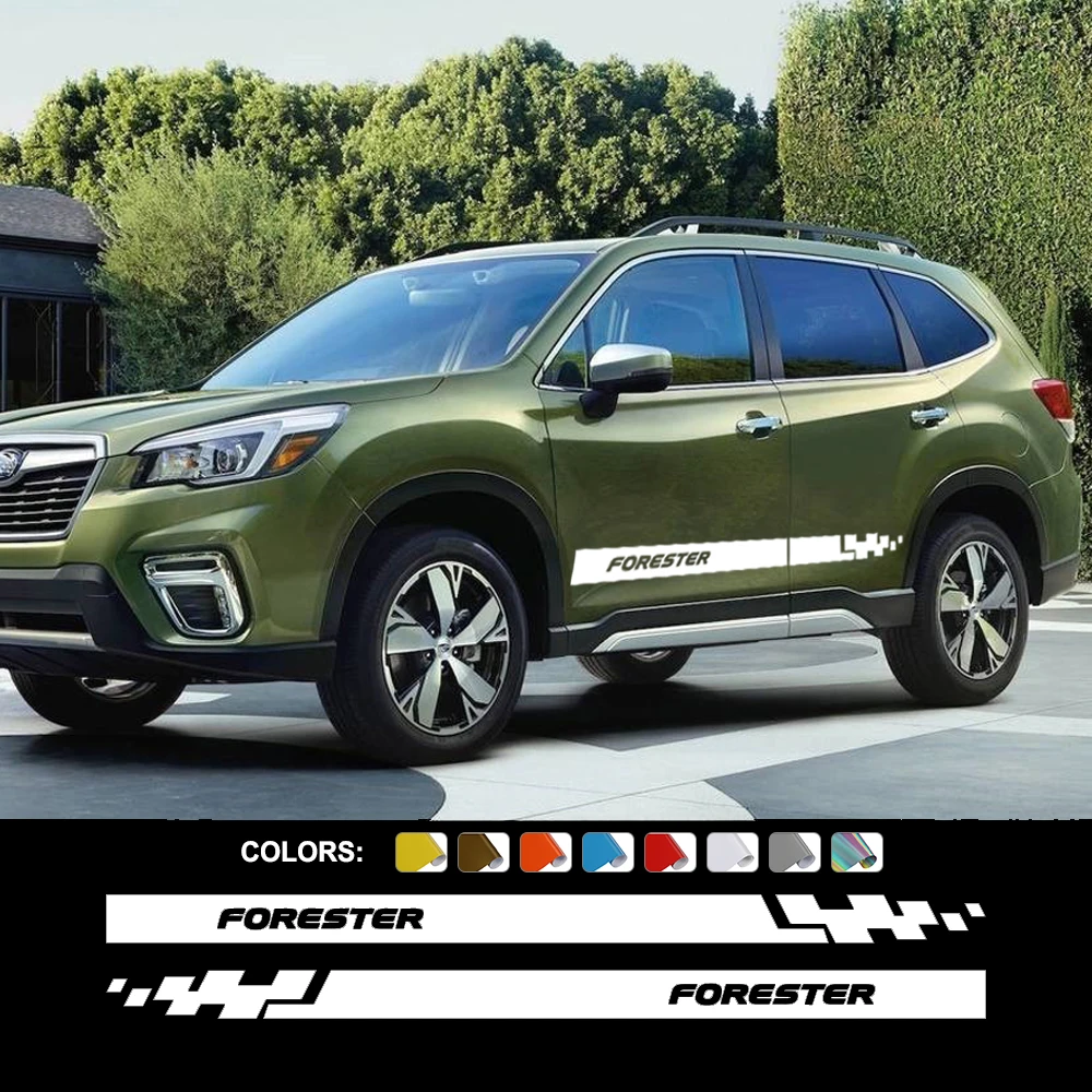 Наклейки на боковые двери автомобиля 2 шт. виниловые наклейки для Forester Xt Sh Sj Sk Suv