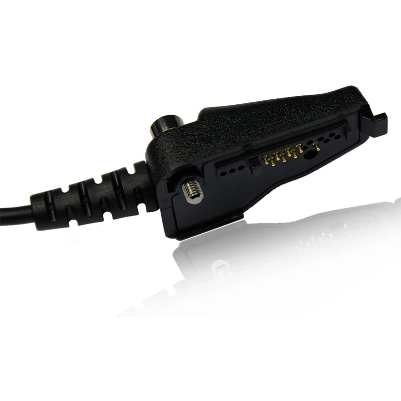 RISENKE FBI Style 2 Wire Acoustic Tube Headset Earpiece for Kenwood Radio Walkie Talkie Nx200 Nx210 Nx300 Tk280 Tk385 Tk3180