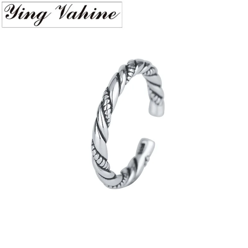 Ювелирные изделия из стерлингового серебра 925 пробы ying Vahine витой дизайн