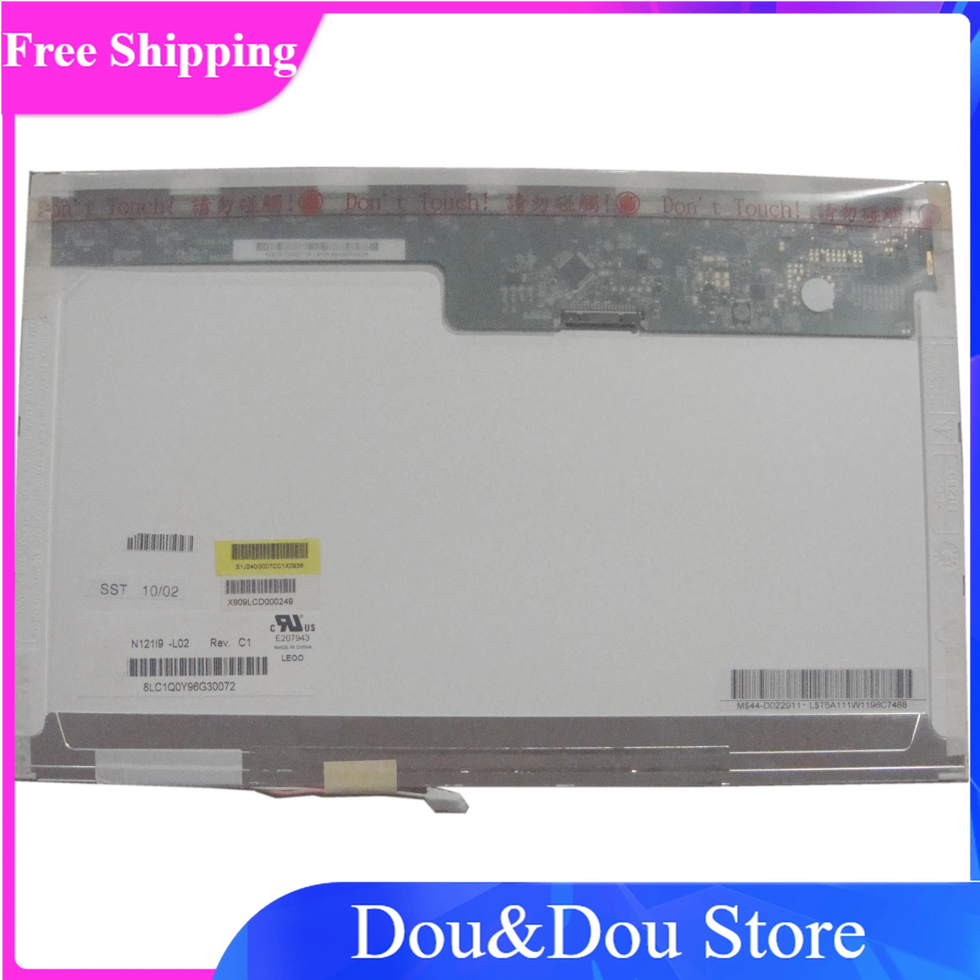 

N121I9-L02 fit B121EW03 LTN121EXVV N121I3-L03 1280x800 WXGA++ CCFL 20PIN XJ Laptop LCD Screen