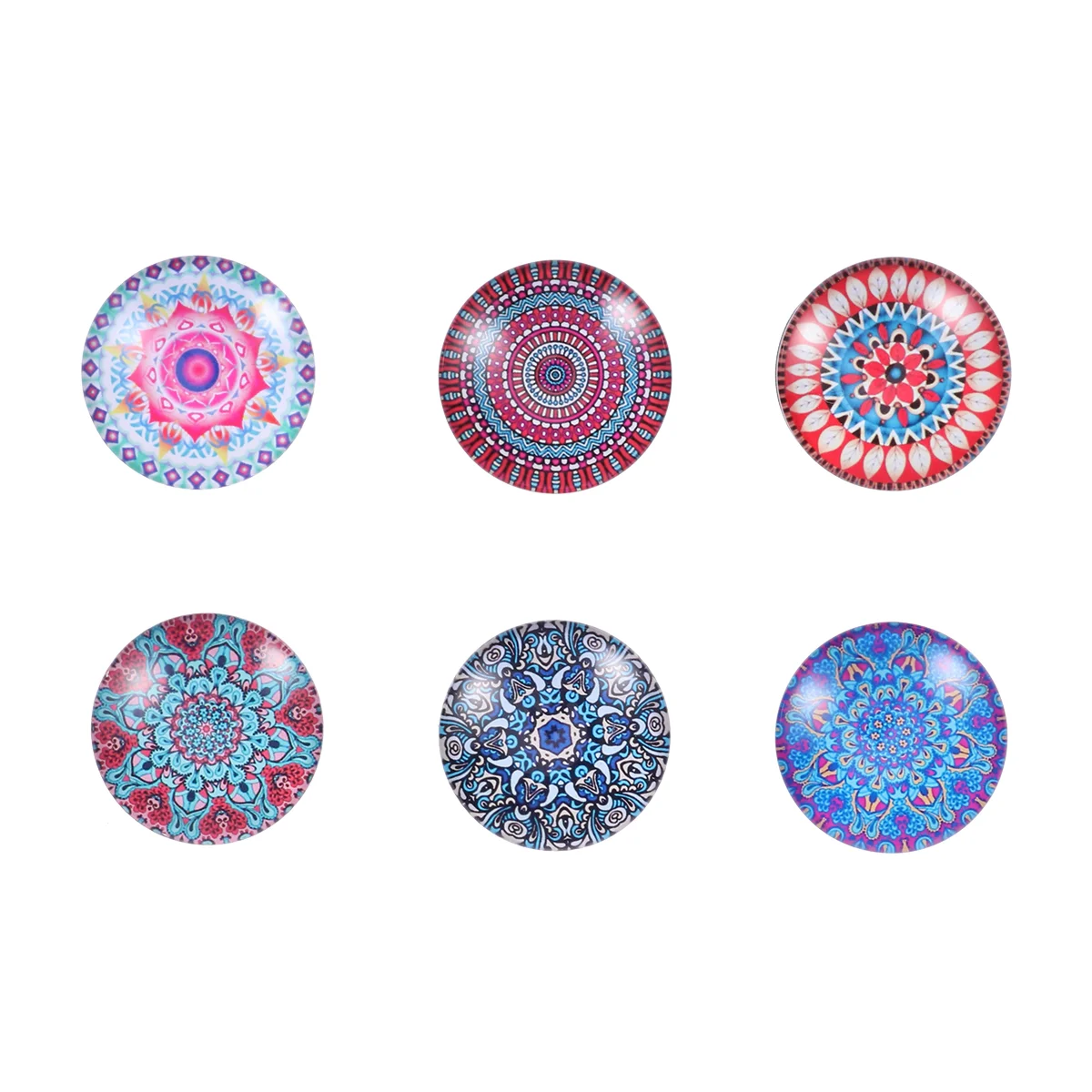 

6 Pcs Classroom Board Magnet Fridge Magnet Magnets Whiteboards Whiteboard Magnets Crystal Glass Mandala