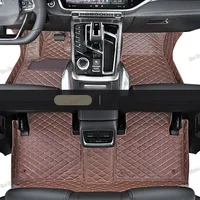 Leather Car Floor Mats Foot Mat for Geely Azkarra Boyue Pro Atlas Emgrand 2020 2021 2022 Boot Rug Carpet Accessories interior