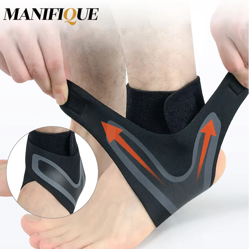 

1PC Elastic Sports Ankle Brace Fitness Compression Ankle Support Gear Pain Relief Strap Basketball Ankle Brace Support Weight