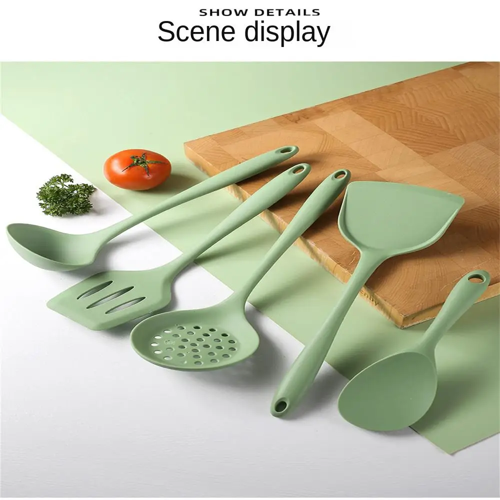 

Kitchenware Food Grade Kitchenware Spoon Cooking Utensils Set Non-stick Cookware Resistant Non-stick Spatula For Scraping Shovel