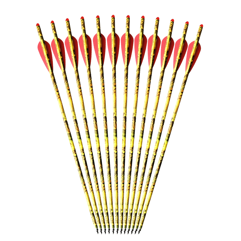 

6/12pc Crossbow Bolt Carbon Arrow10 13 13.5 16 17 18 19 20inch Crossbow Arrows OD: 8.8 ID:7.6mm with Replaced Arrowhead