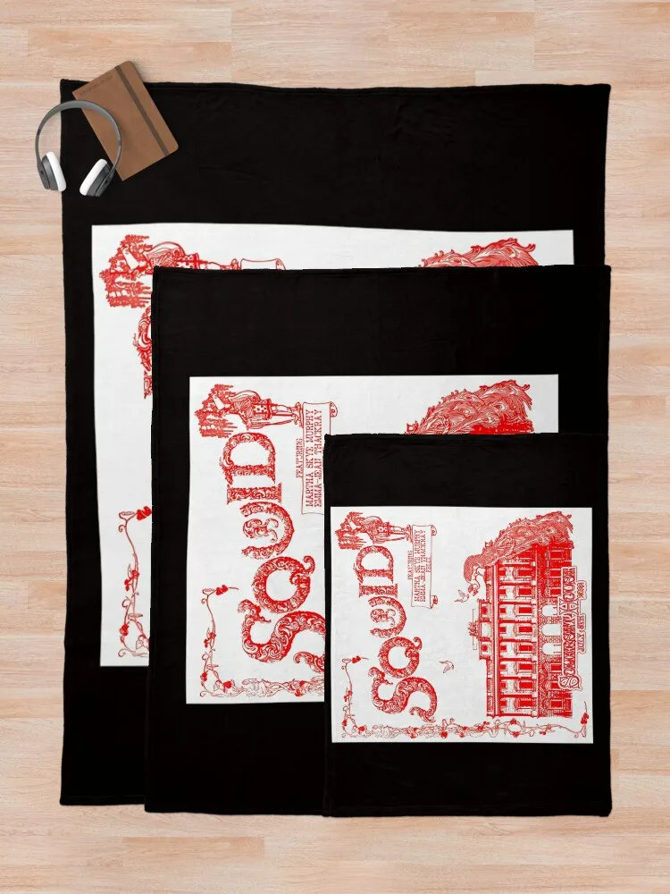 Одеяло Squid Band Sittin By Tha Bay мягкие плюшевые однотонные одеяла в клетку