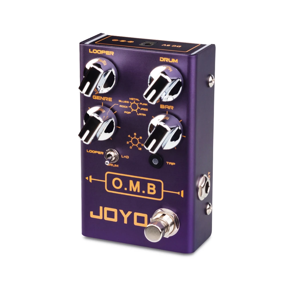 Гитарная педаль эффектов JOYO R-06 O.M.B Looper и барабанная машина независимая гитарная с
