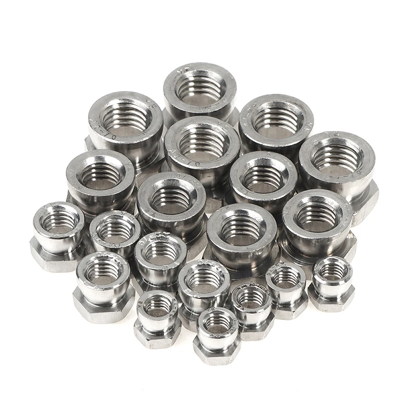 

5PCS A2-70 Stainless Steel Nut Break Off Shear Anti Theft Breakaway Twist Nuts